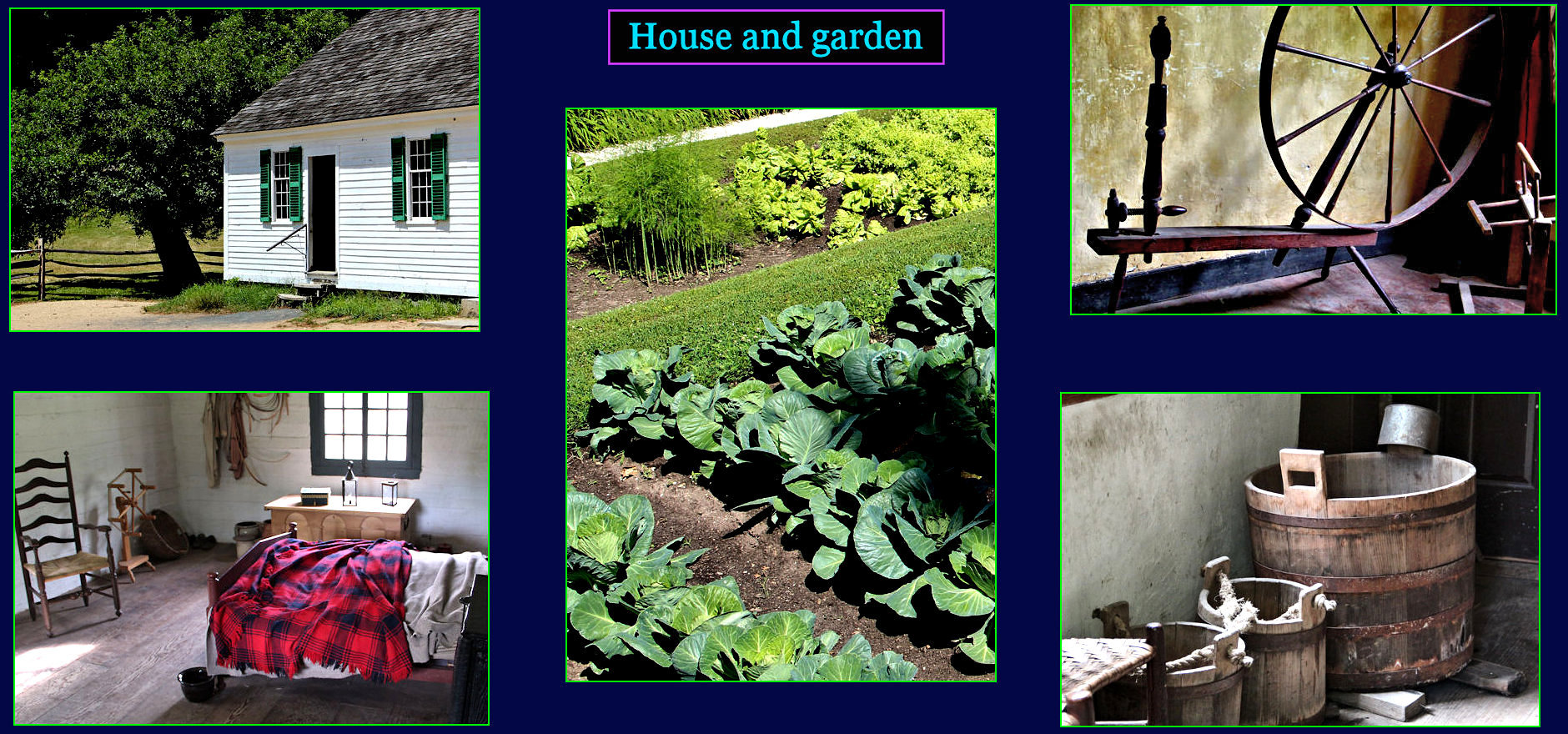 Subsistence farming, 1700